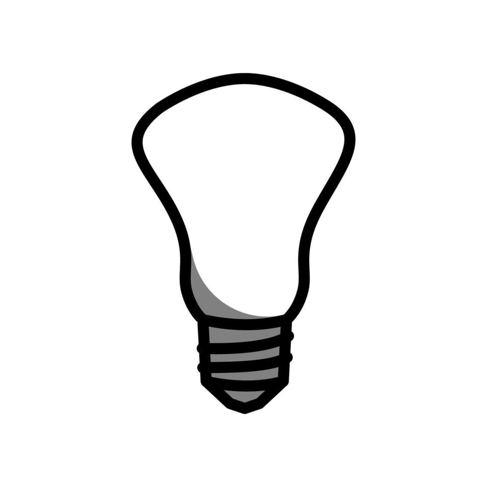 illustratie vectorafbeelding van bulb lamp icon vector
