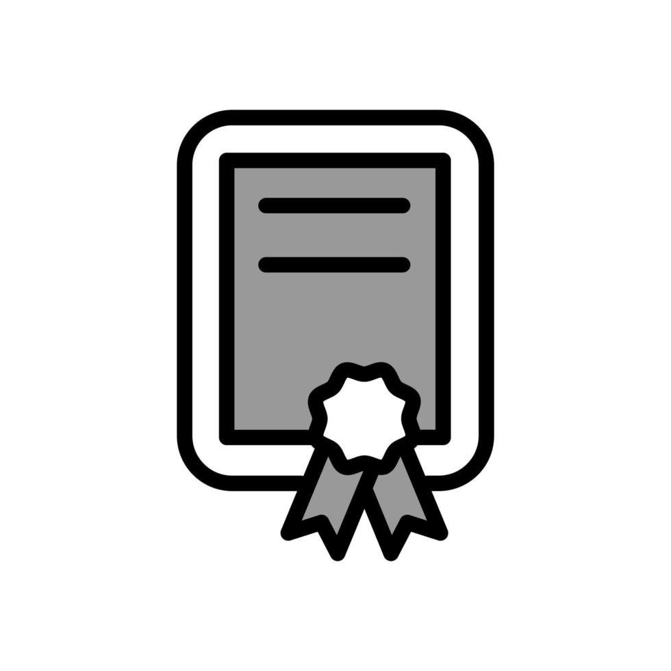 certificaat icoon sjabloon vector