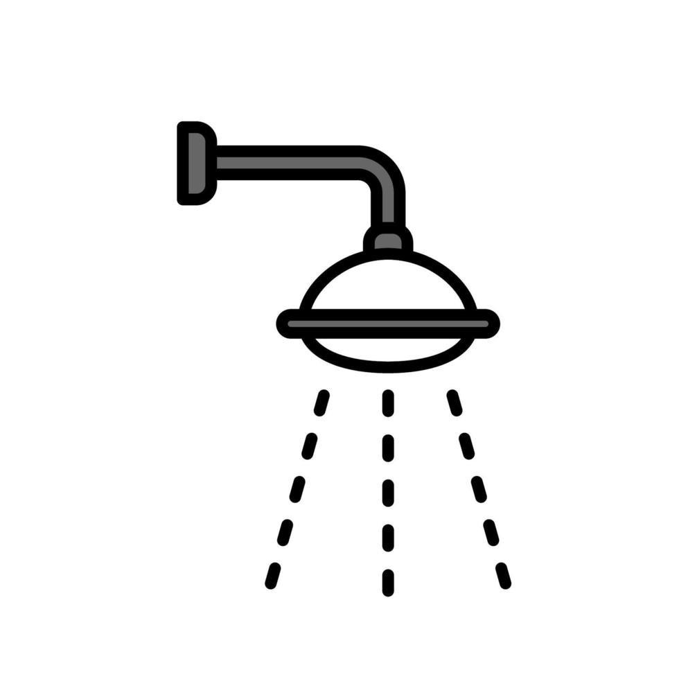 illustratie vectorafbeelding van douche icon vector