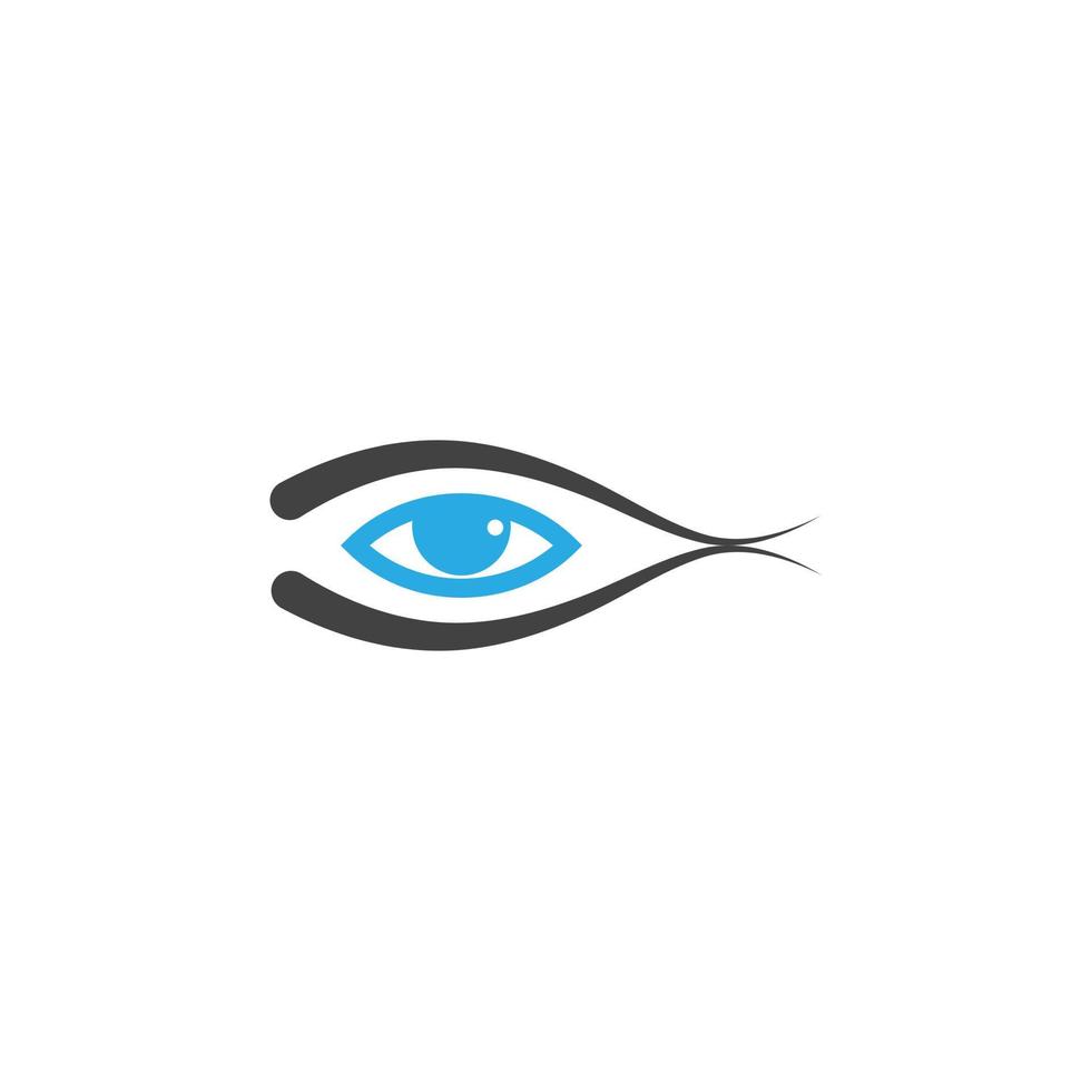 oog logo ontwerp gratis vector bestand.