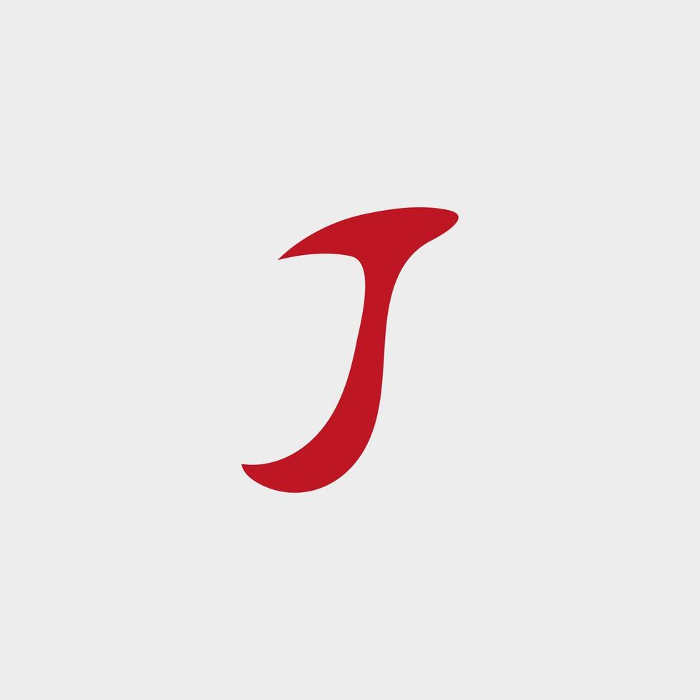 letter j logo ontwerp gratis vector bestand,
