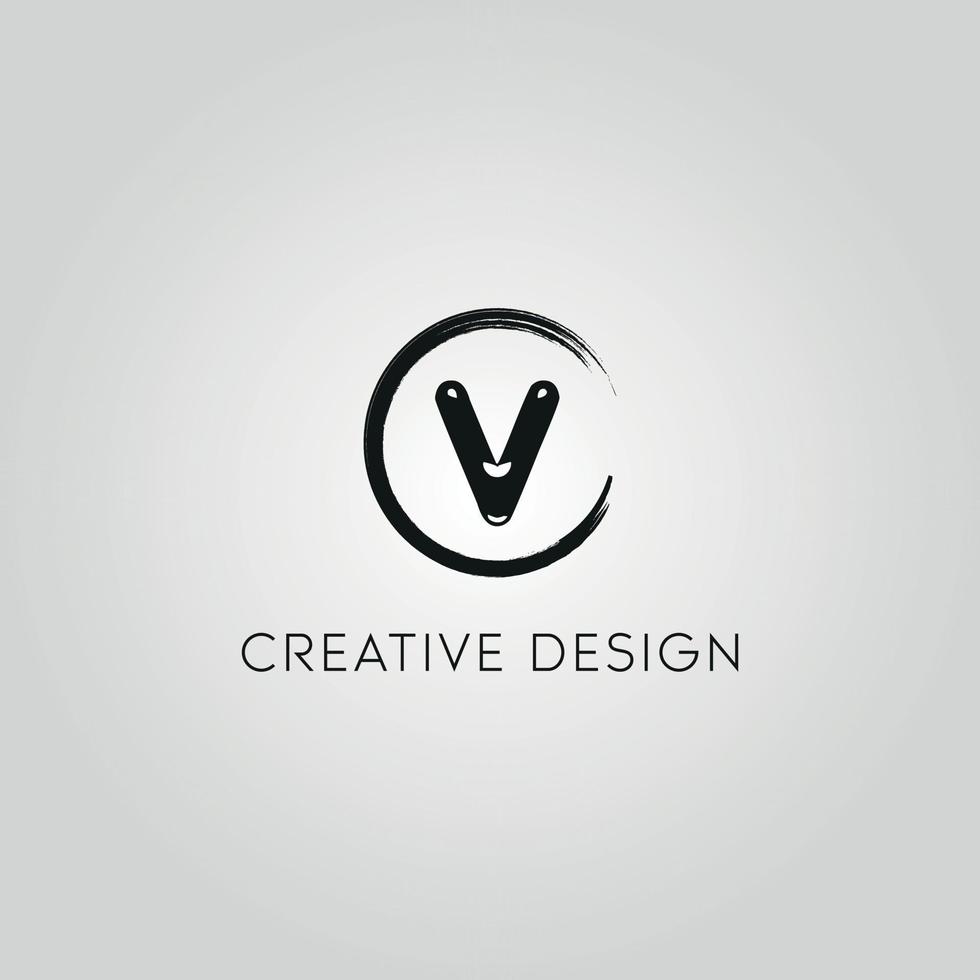 letter v logo ontwerp gratis vector bestand,