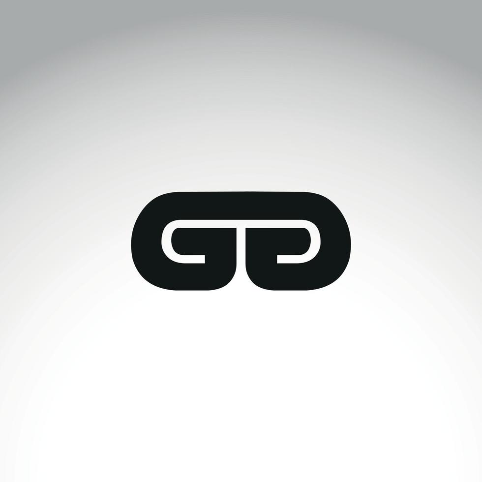 letter gg logo ontwerp gratis vector bestand.