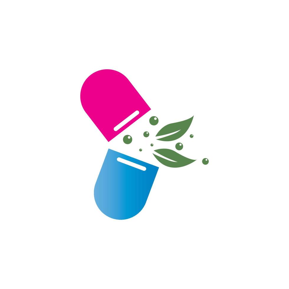 apotheek pictogram, kruiden apotheek symbool, stamper en vijzel vector illustratie ontwerpsjabloon