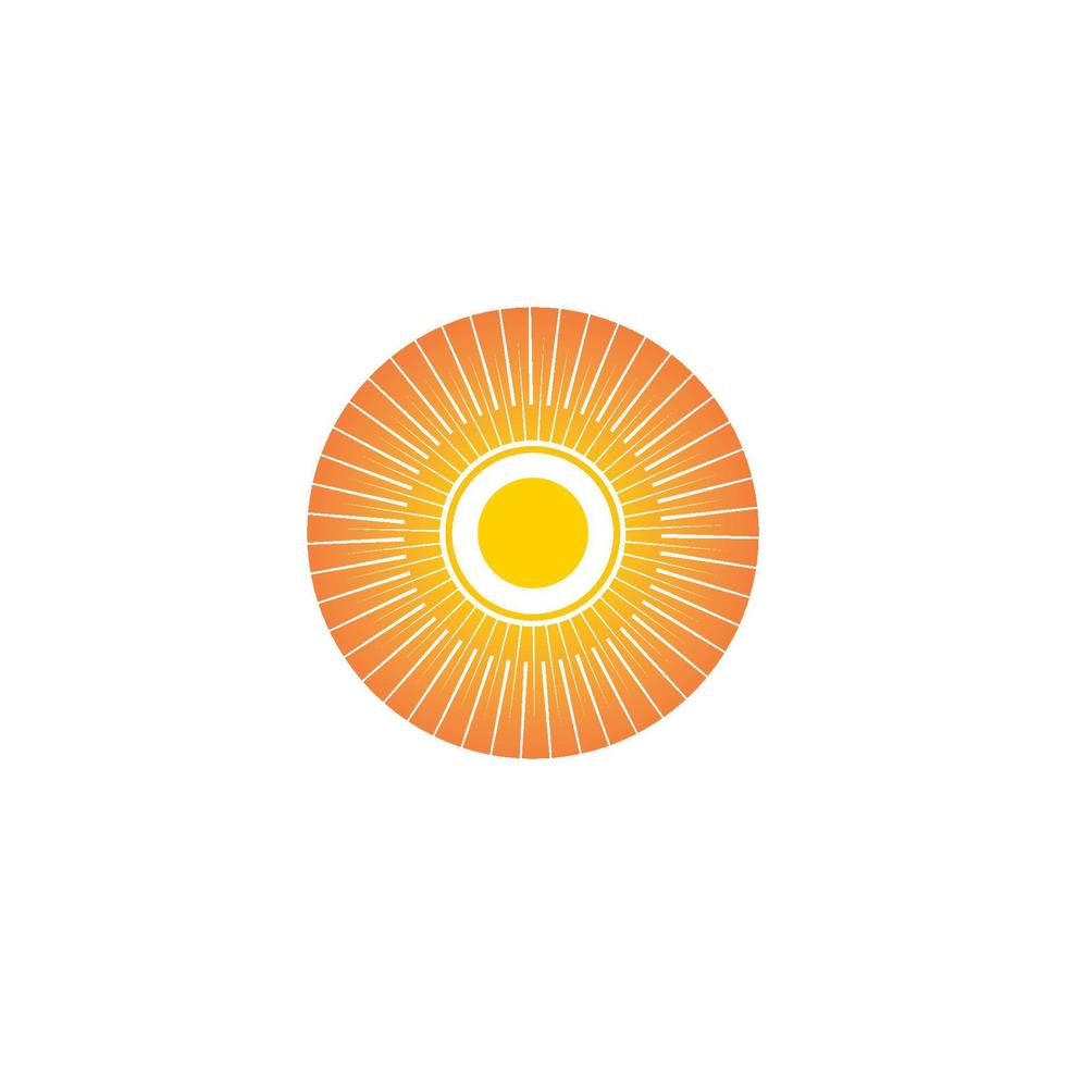 zon vector illustratie pictogram logo sjabloonontwerp