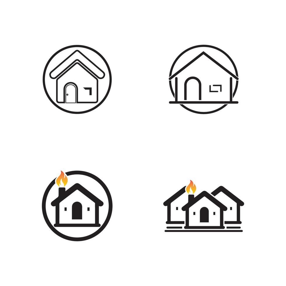 huis vector pictogram illustratie ontwerpsjabloon