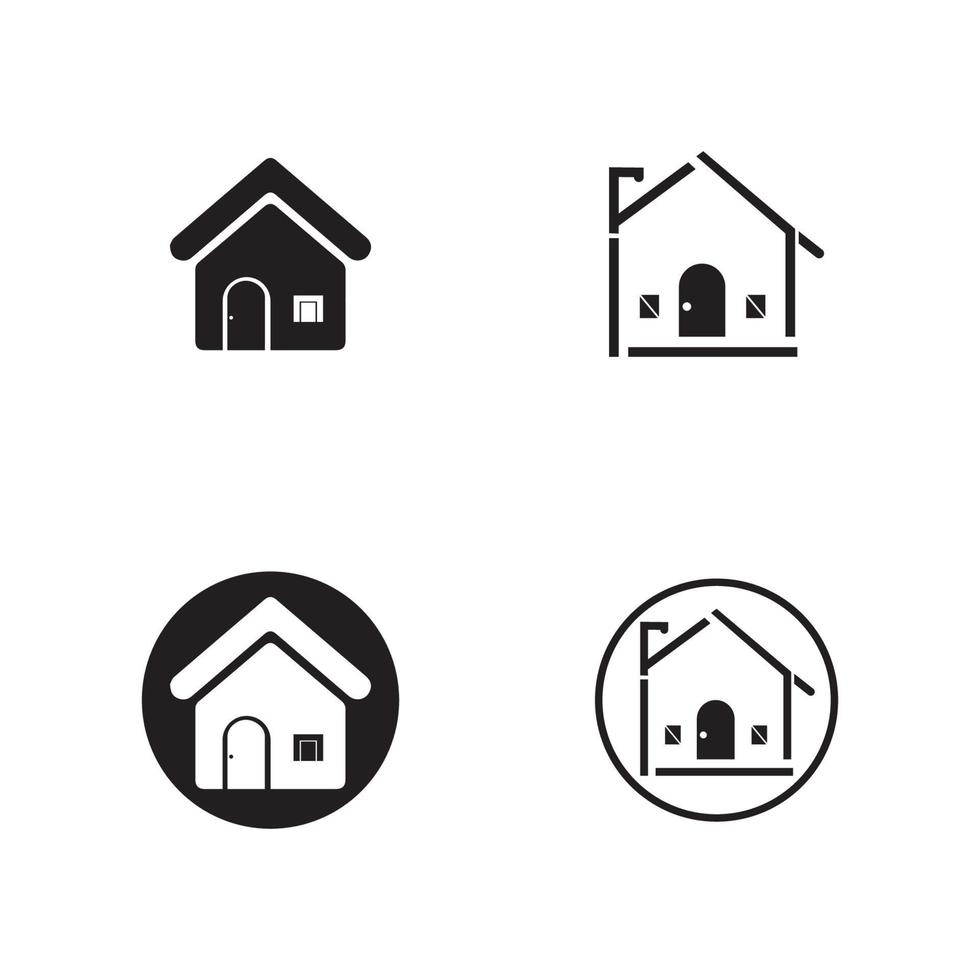 huis vector pictogram illustratie ontwerpsjabloon