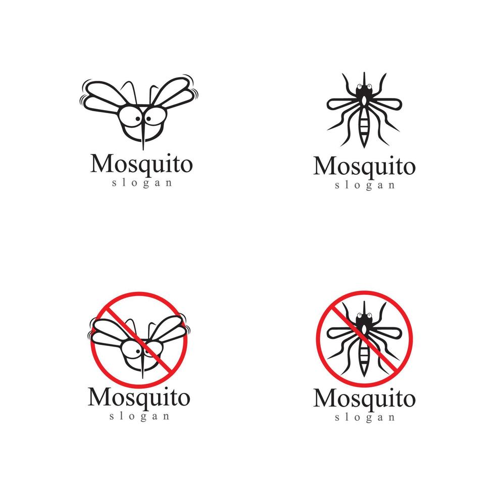 mug insect dier logo vector illustratie sjabloon