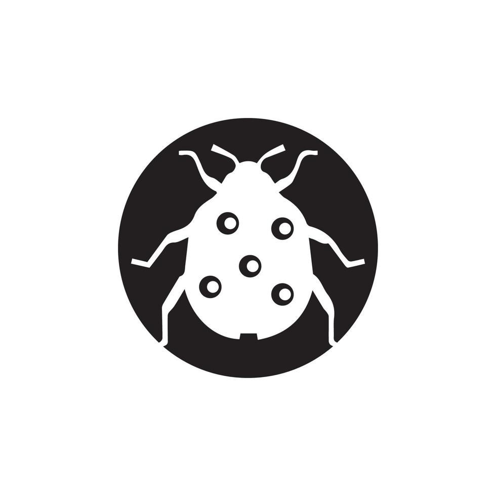 bug vector illustratie pictogram ontwerpsjabloon