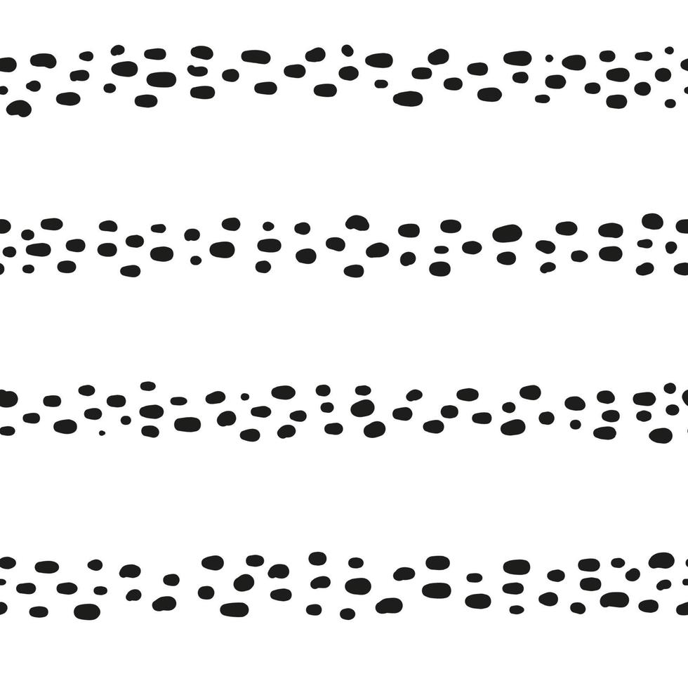 zwart-wit naadloos patroon met gestippelde strepen. vector