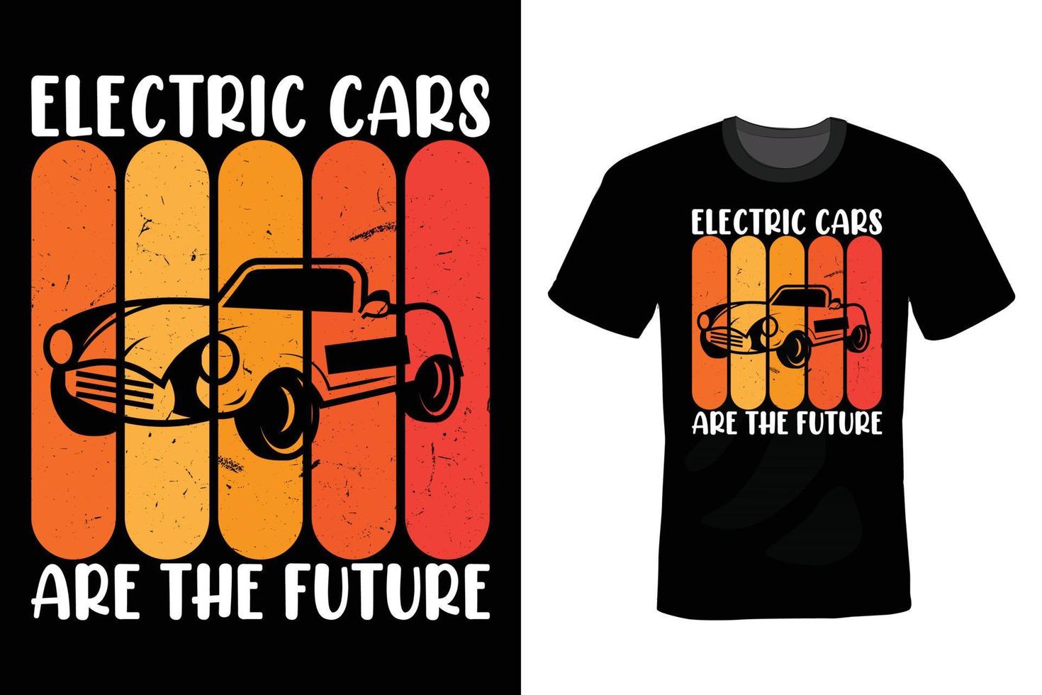 auto t-shirt ontwerp, vintage, typografie vector