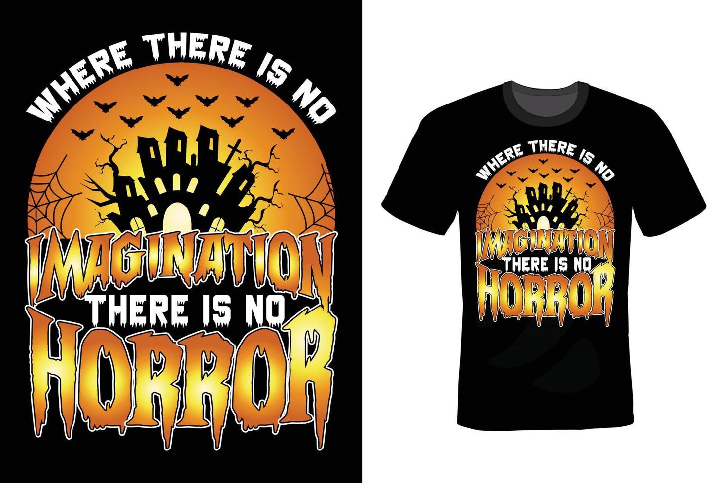 halloween t-shirtontwerp, vintage, typografie vector