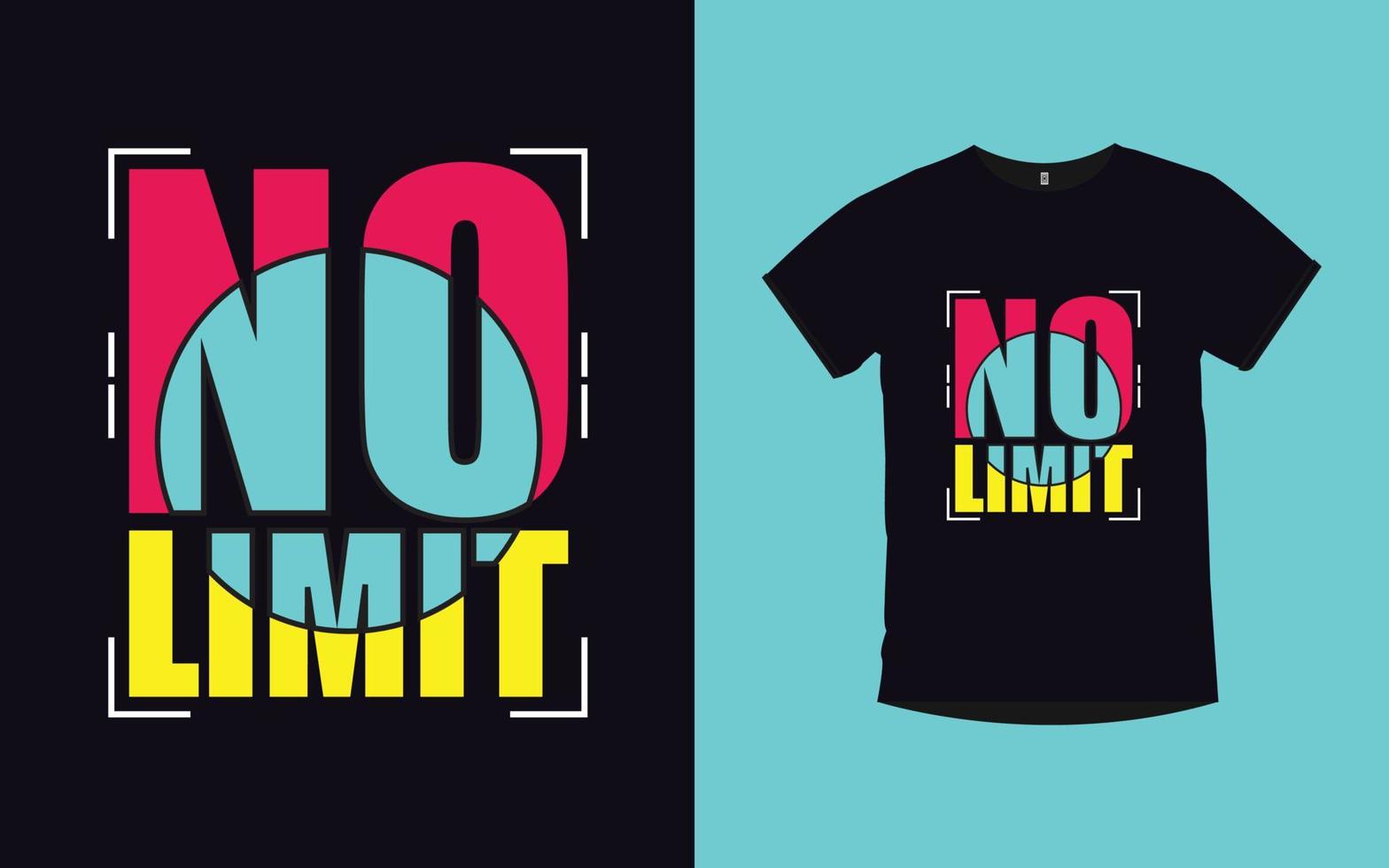 inspirerende citaten modern typografie t-shirtontwerp vector