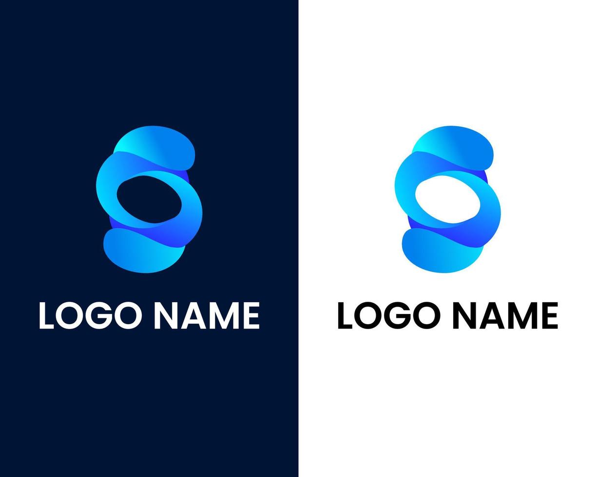 letter s modern logo ontwerpsjabloon vector