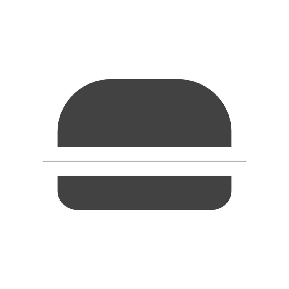 hamburger glyph zwart pictogram vector