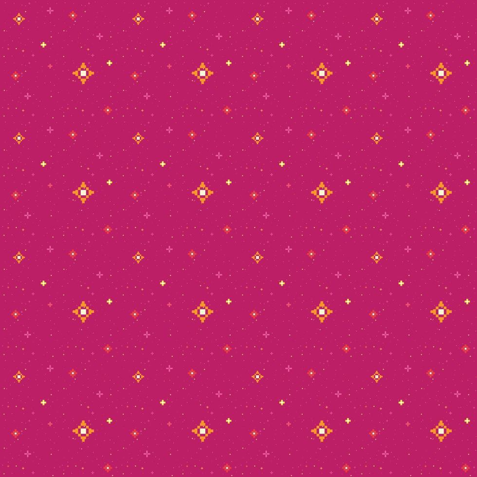 naadloos bohopatroon met sterren op een roze achtergrond, astrologie. magische kosmische hemel, abstract esoterisch ornament. grafisch ontwerp voor het decoreren, behang, stof en etc. vectorillustratie. vector