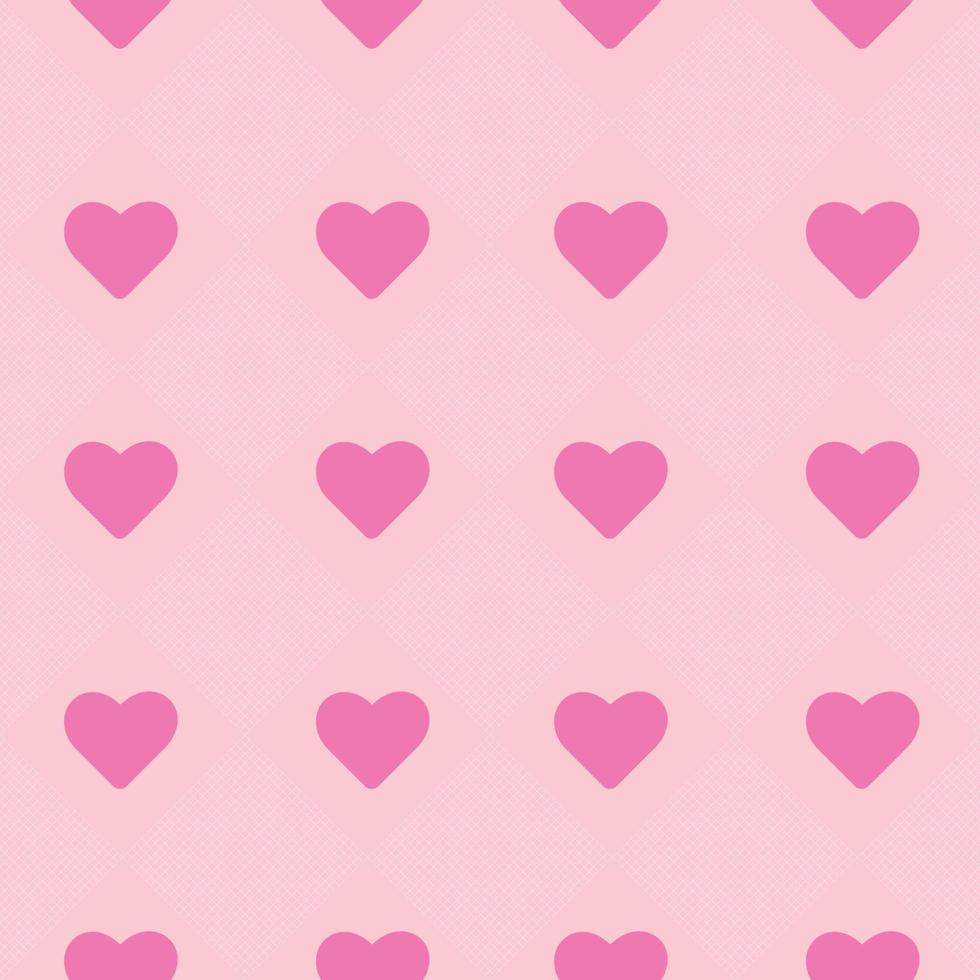 kleine harten Schaken naadloze rasterpatroon. schattige kleine herhalende harten vectorillustratie. liefde en relatie, valentijnsdag. print voor stof, papier, verpakking, briefpapier, behang, stof. vector