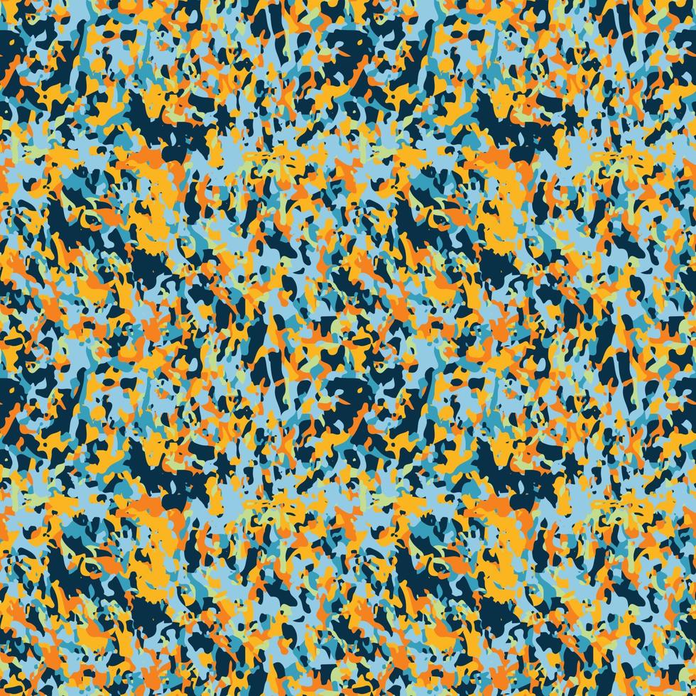 kleurrijke abstracte grunge naadloze patroon. camouflage stijl. vectorillustratie. vector