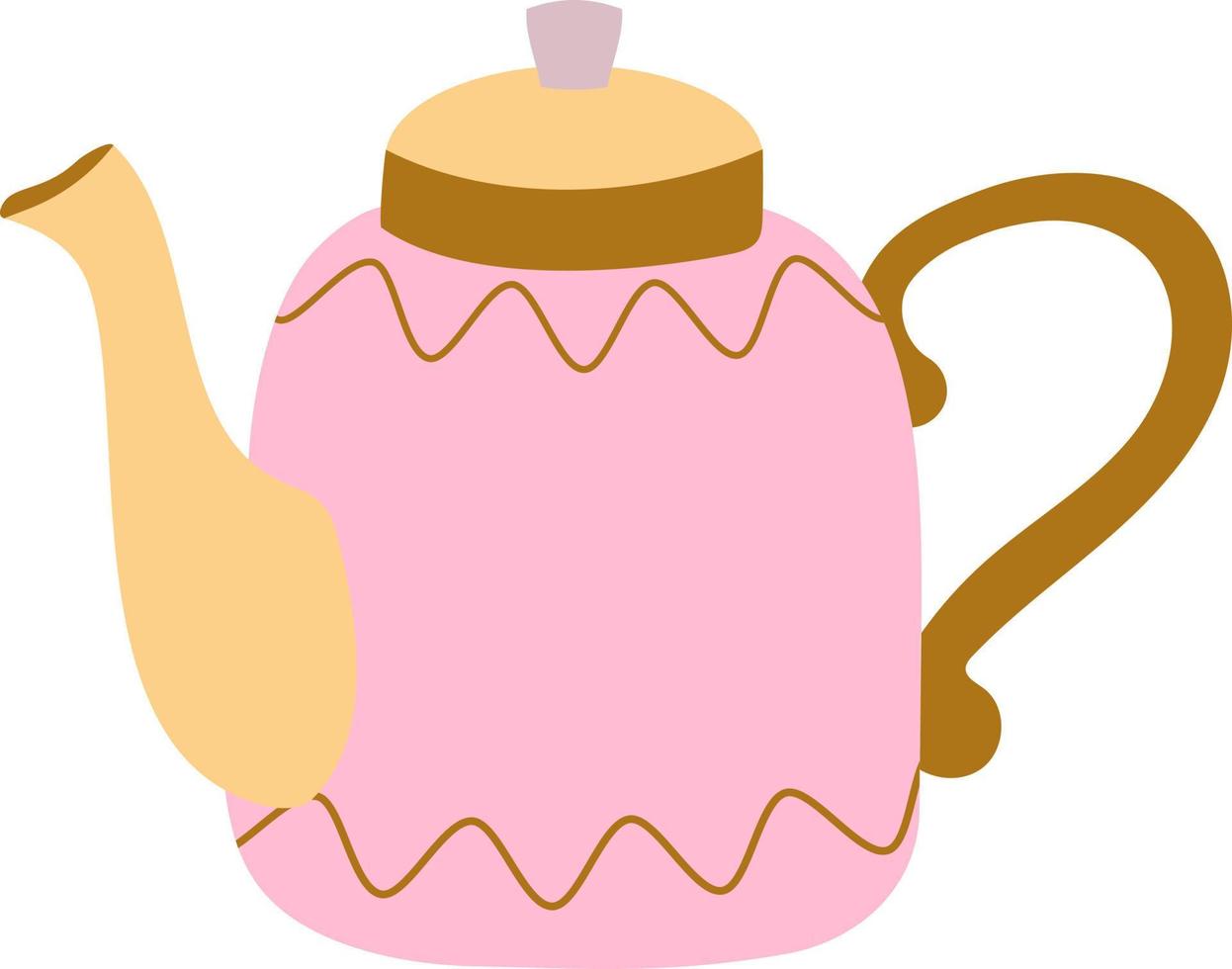 waterkoker voor thee en koffie. vector