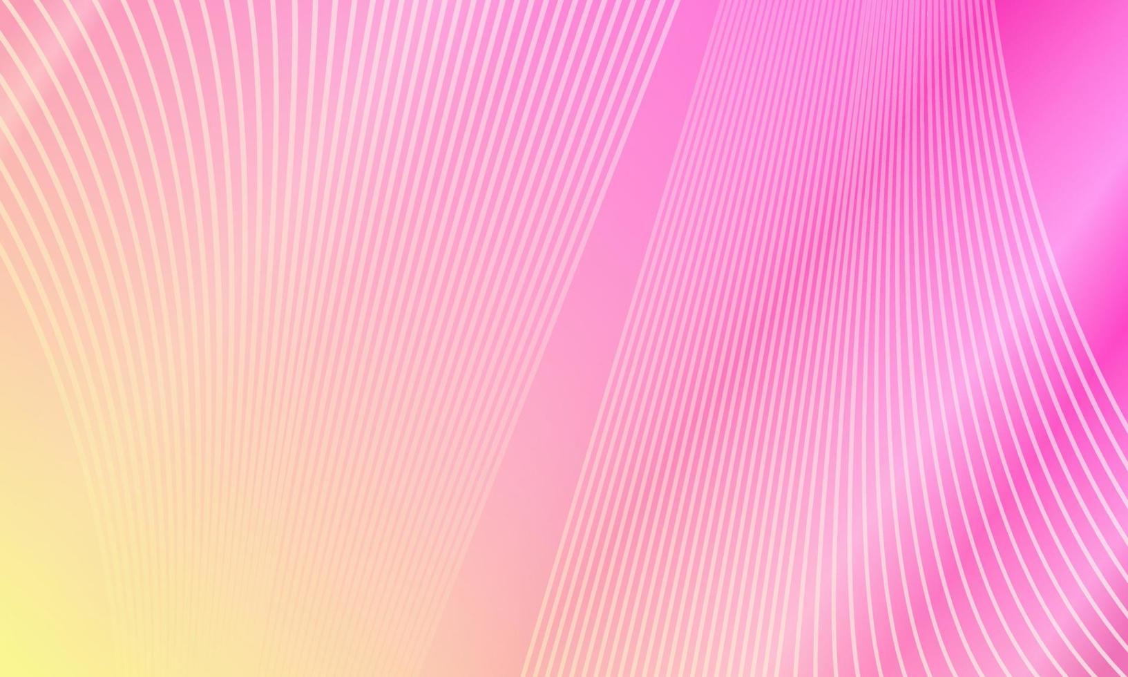 glanzende gradiënt abstracte achtergrond met strepenpatroon. geschikt voor behang, banner of flyer. roze en oranje vector