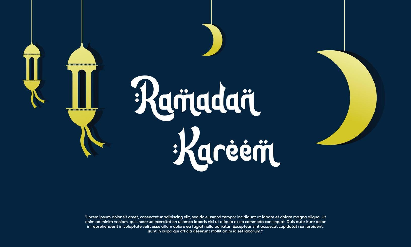 ramadan kareem achtergrond vector