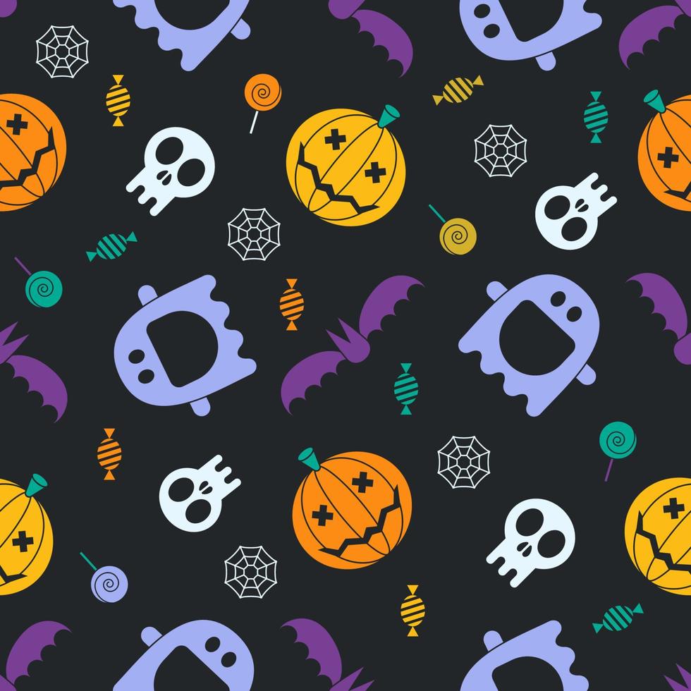 halloween naadloze patroon vector