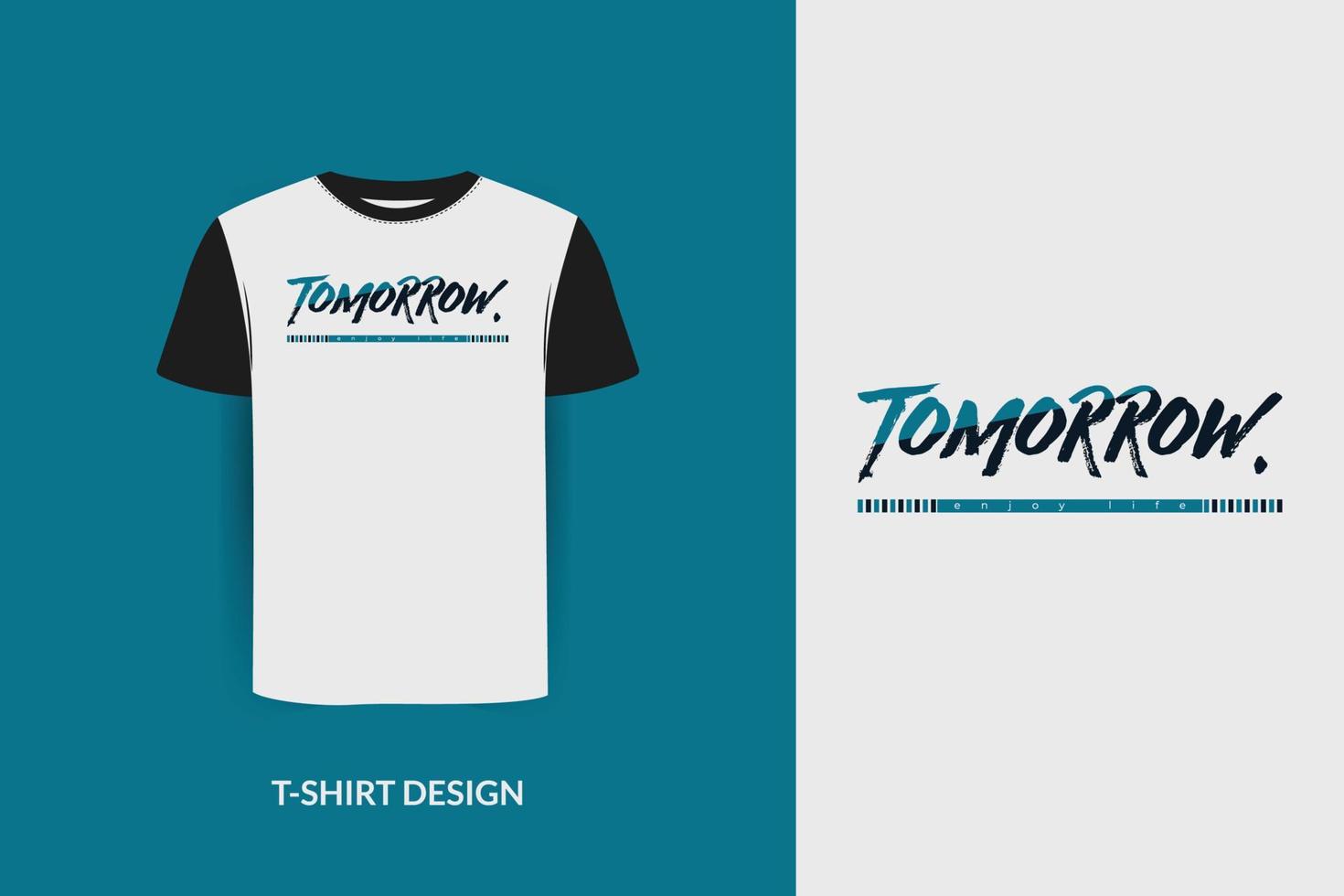 t-shirtontwerp. t-shirt print ontwerp, t-shirt design met typografie, typografie, print, vector
