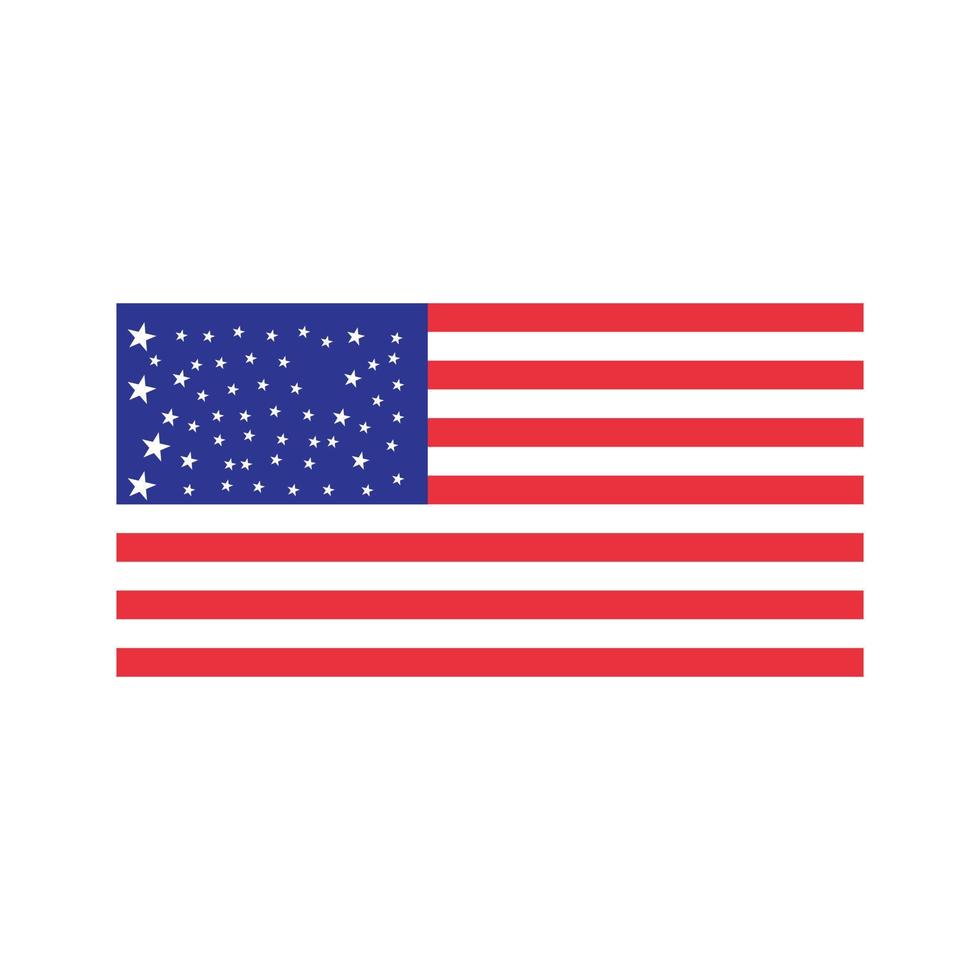 amerikaanse vlag vector