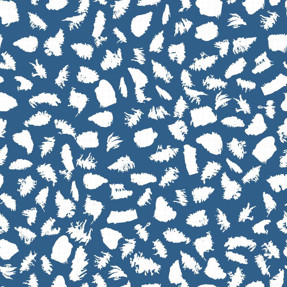 naadloze patroon abstracte textuur inktvlekken vector