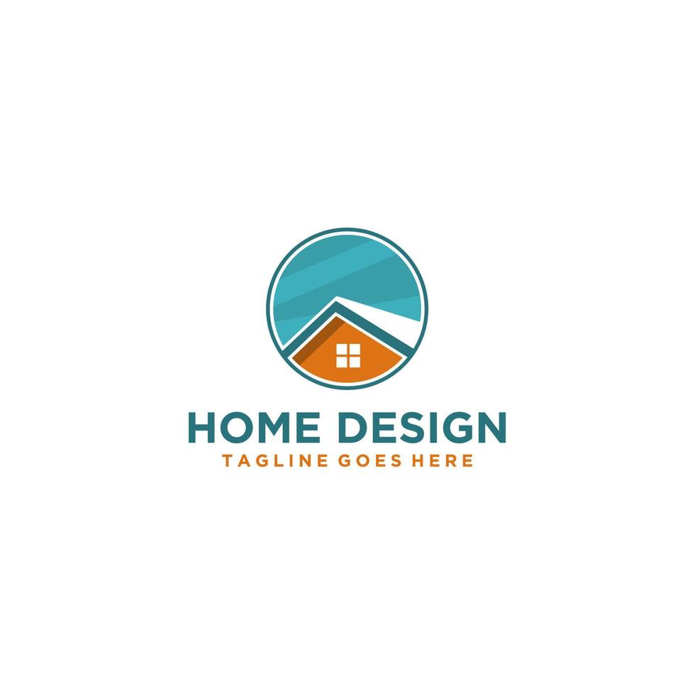 huis en onroerend goed logo ontwerp vector