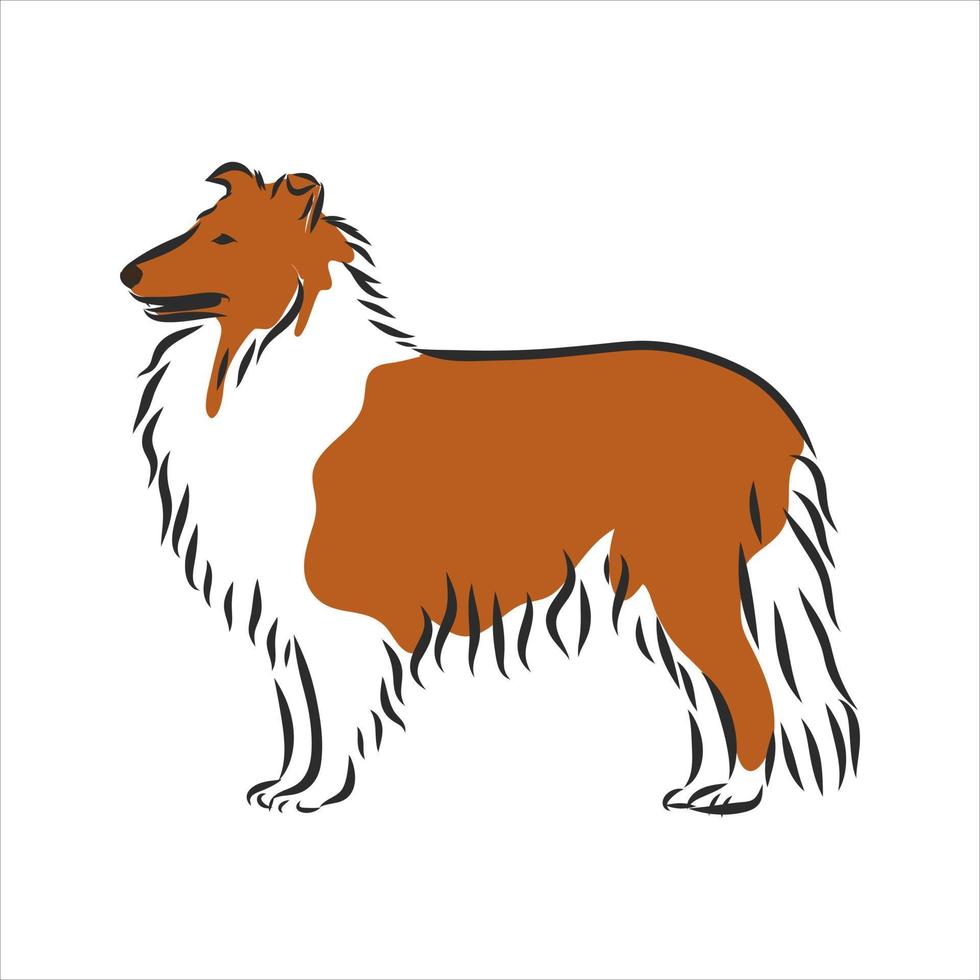 hond vector schets