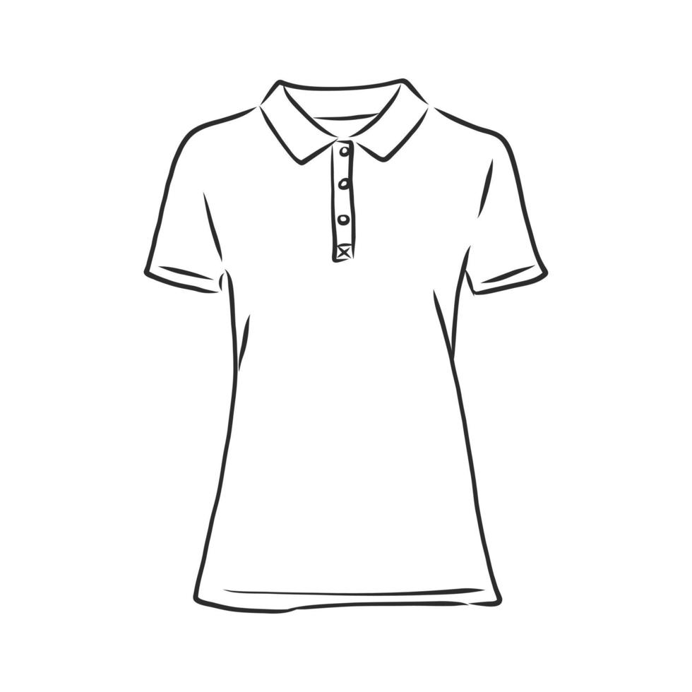 t-shirt vector schets