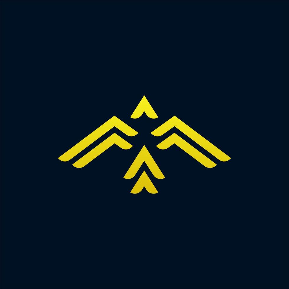moderne abstracte vogel logo afbeelding ontwerp vector
