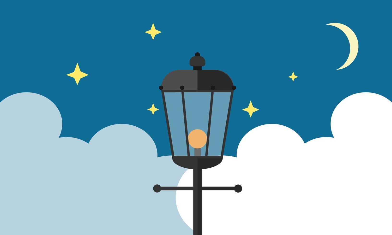 tuin lamp ontwerp illustratie vector