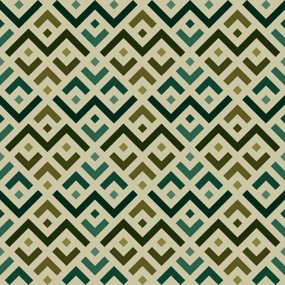 groene kleur zig zag vorm naadloos geometrisch patroon vector