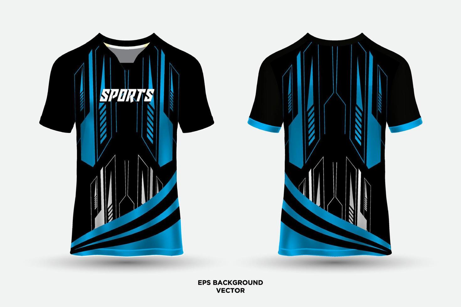 prachtige en moderne t-shirt sport abstracte jersey geschikt voor racen, voetbal, gaming, motorcross, gaming, fietsen. vector