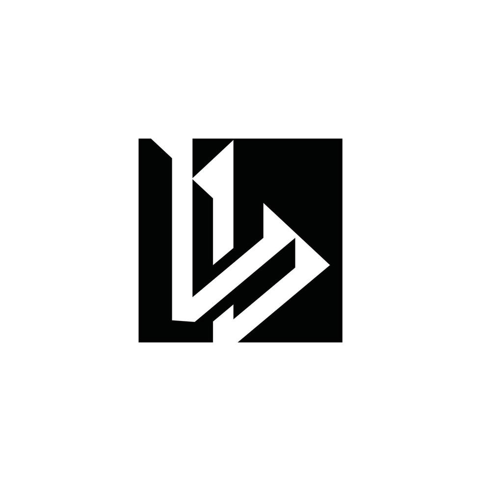 ll of l eerste letter logo ontwerp vector. vector