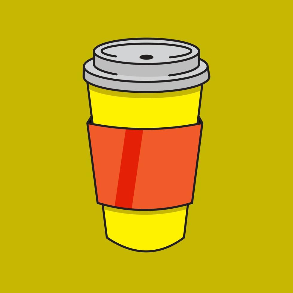 kopje koffie vectorkunst vector