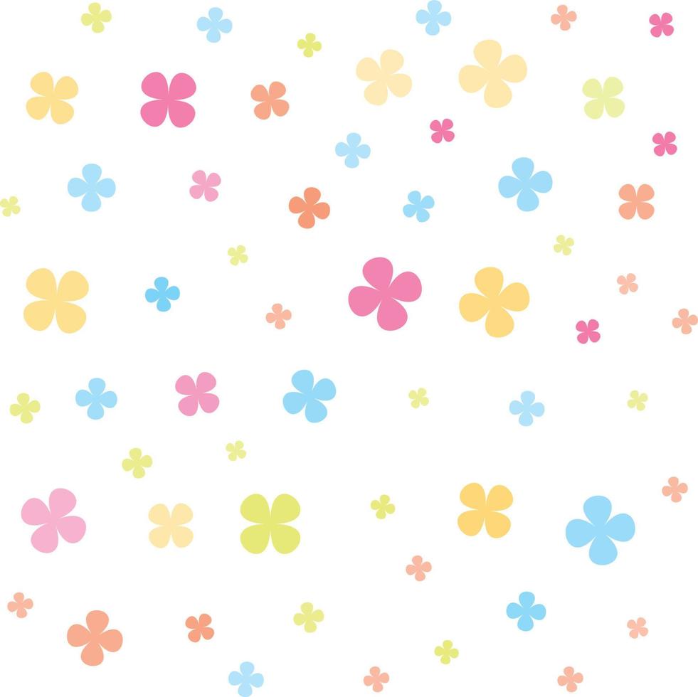 bloem pastel patroon vector