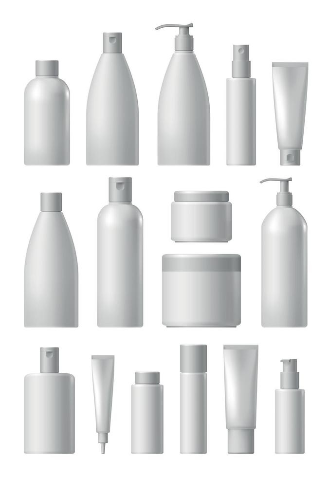 lege cosmetische pakket collectie set vector