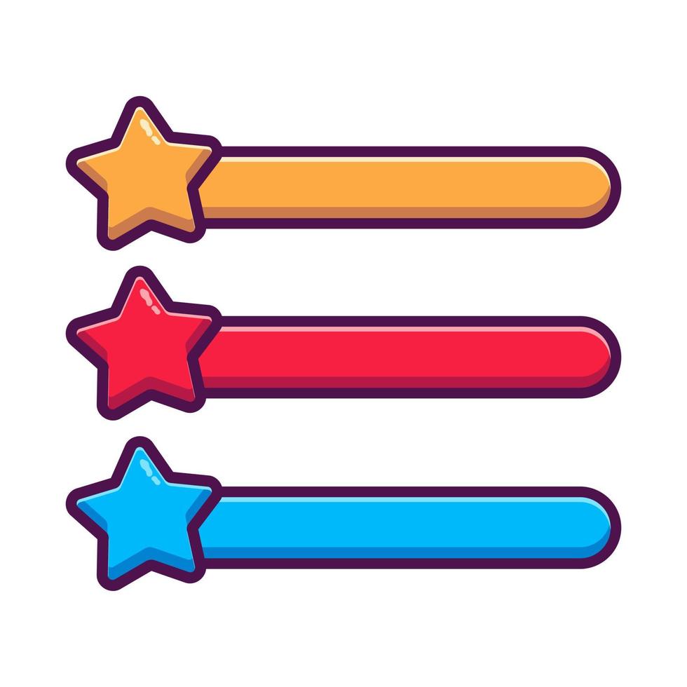 ui icon kit voor een game vector