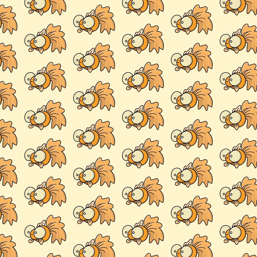 goudvis patroon achtergrond vector
