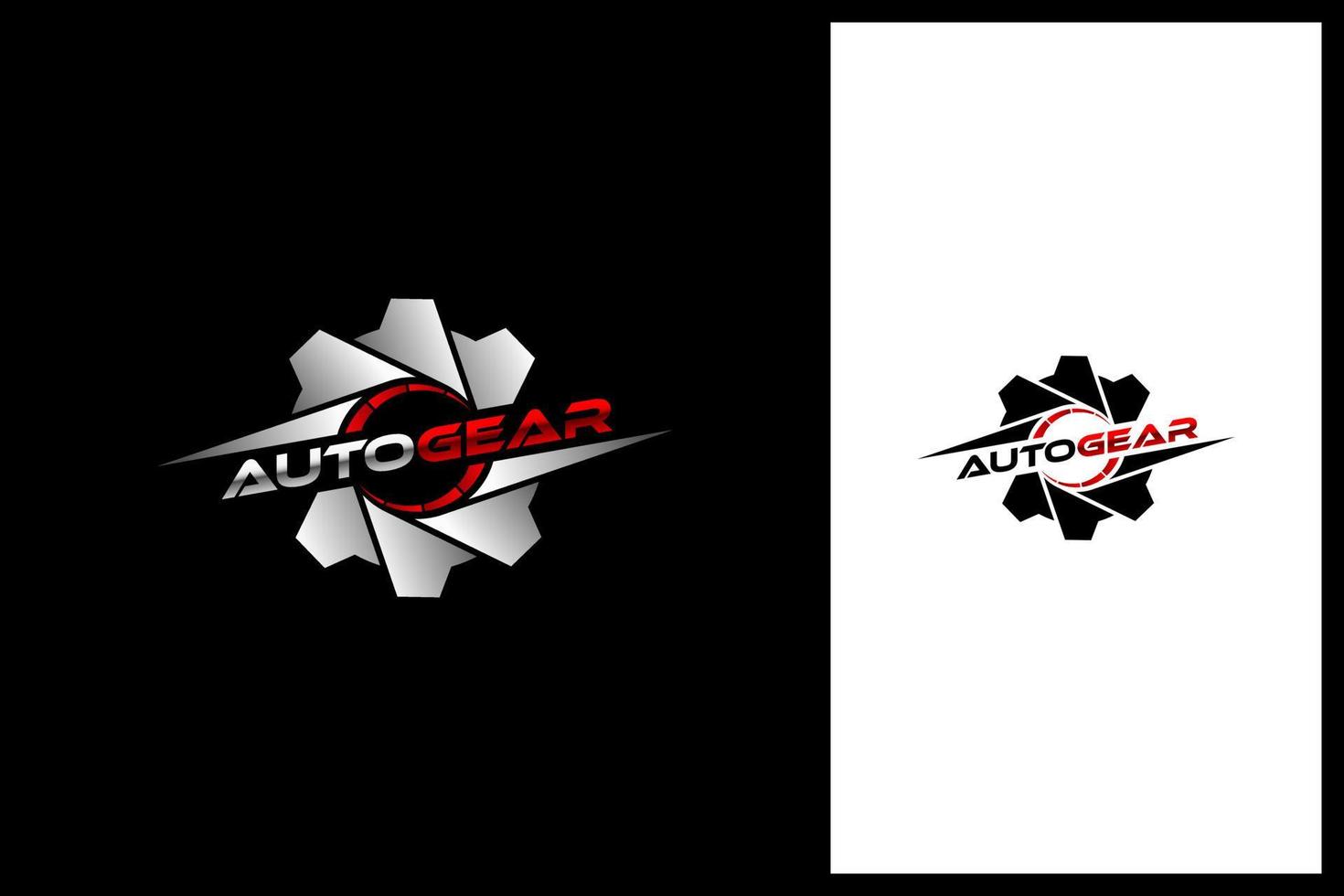 versnellingslogo, auto- of mechanisch logo-ontwerp vector