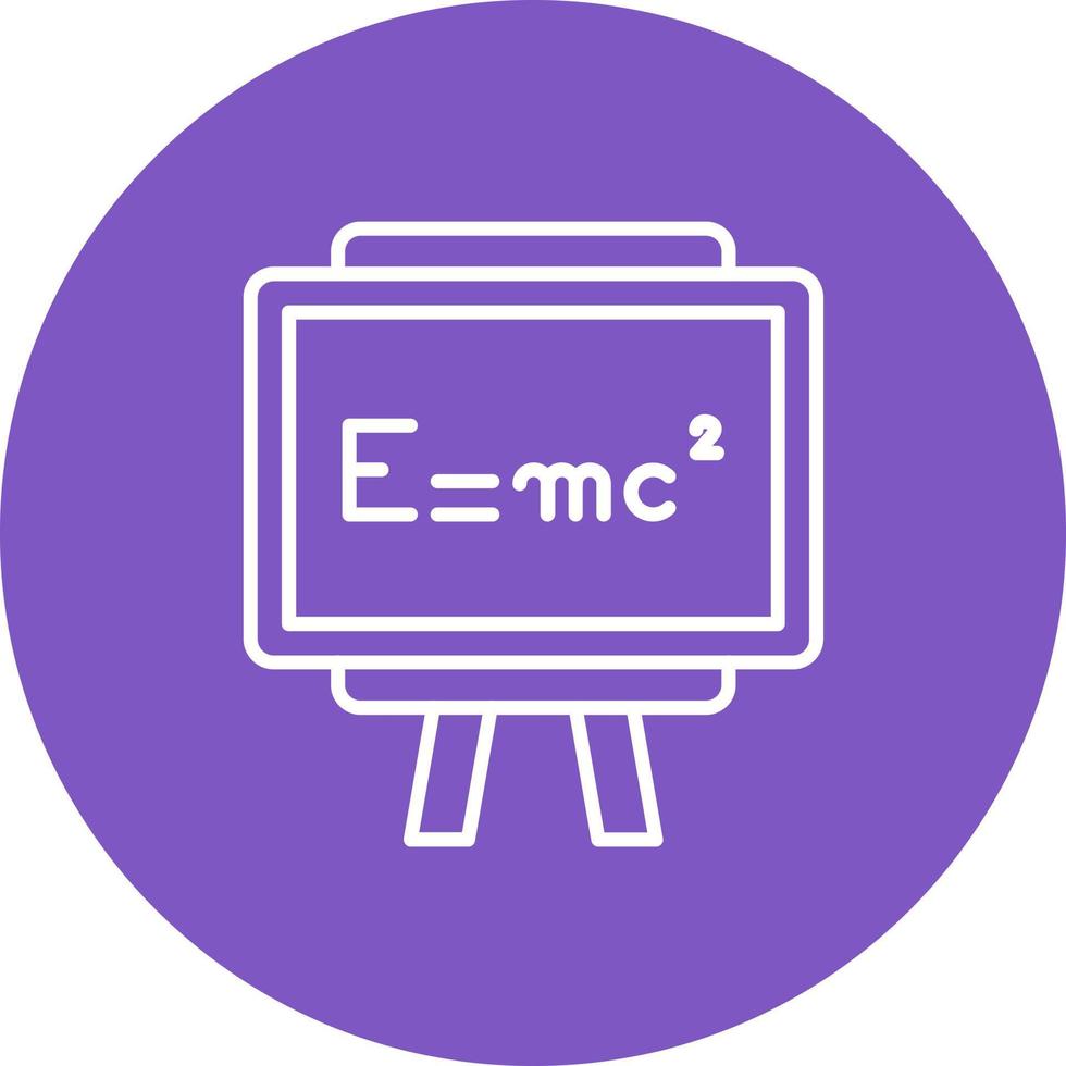 relativiteitslijn cirkel achtergrondpictogram vector