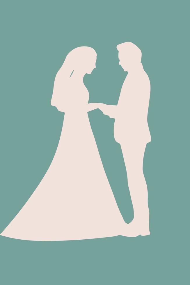 vrouw en man tonen liefde valentijn vectorillustratie vector