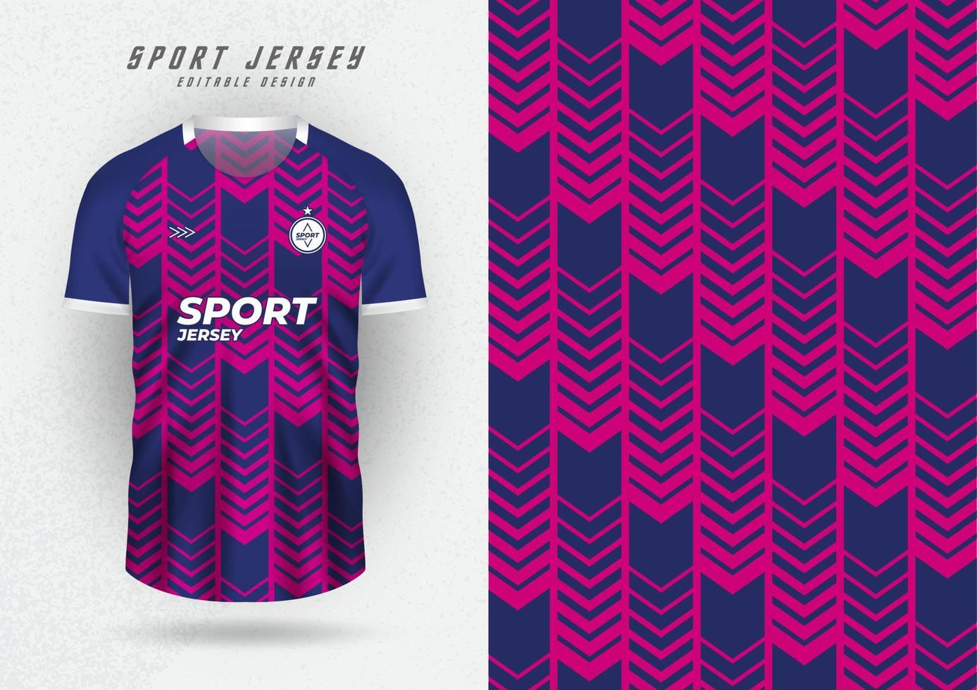 achtergrondmodel voor sporttrui, jersey, hardloopshirt, paarse strepen. vector