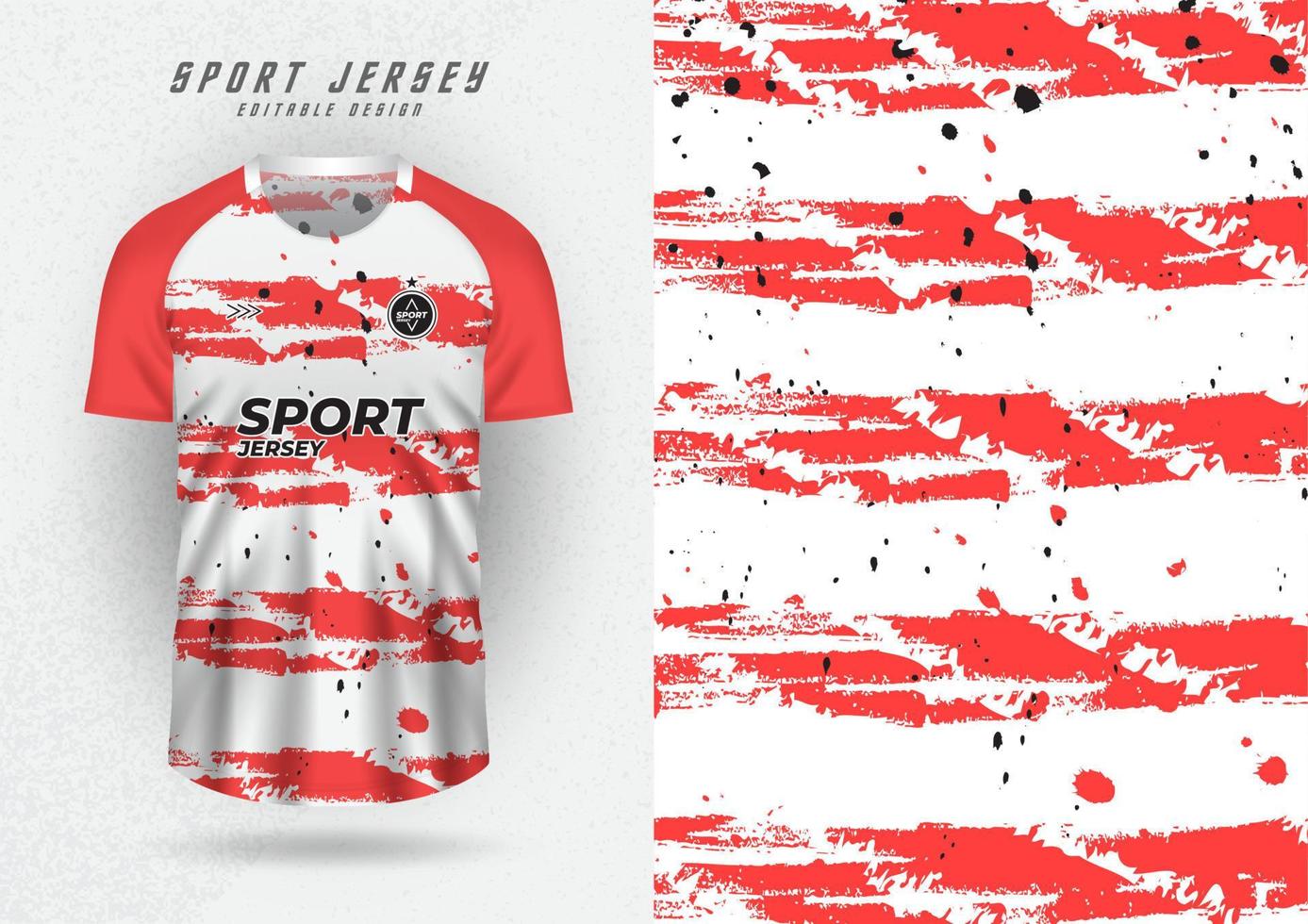 achtergrondmodel voor sporttruien, truien, hardlooptruien, rode freebies. vector