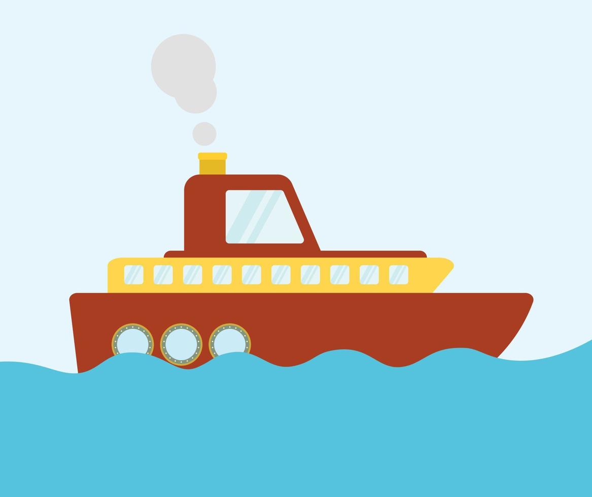 cruise icon set schip vector in platte vector