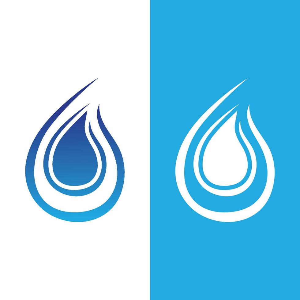 waterdruppel logo sjabloon vector