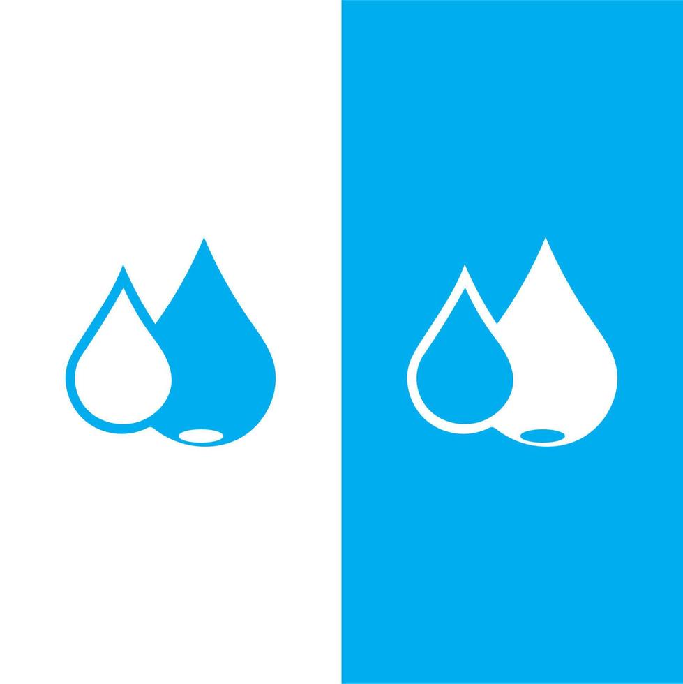 waterdruppel logo sjabloon vector